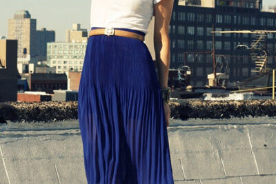 Tendencias verano 2012, la moda marca la pauta 12 Falda con pliegues