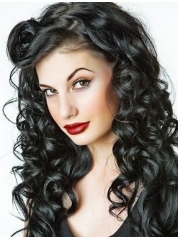 Peinados estilo rockabilly Peinados para cabello rizado