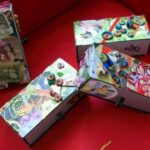 Decorar cajas de madera con papel - Manualidades de reciclaje 8 decorar cajas de madera con papel