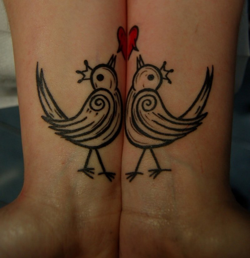 Tatuajes originales para parejas - Elegid el vuestro 12 tatuajes de parejas 3