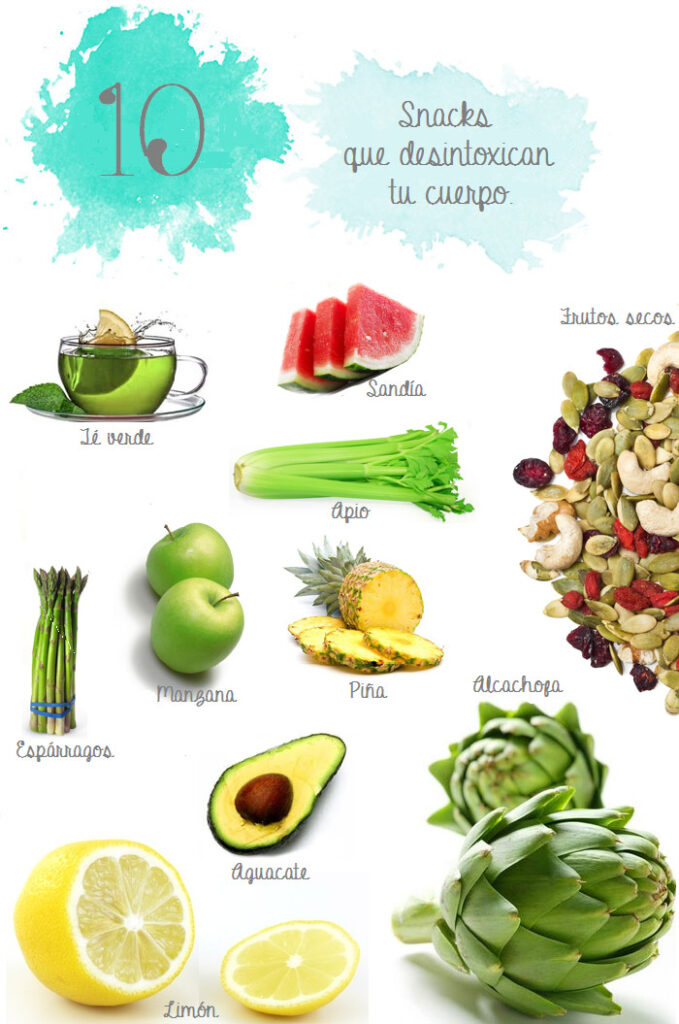 Snacks para desintoxicar tu cuerpo 5 alimentos para desintoxicar